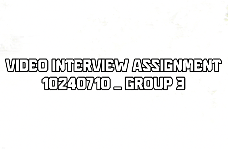 Intro to Video Interview Assignment thumbnail